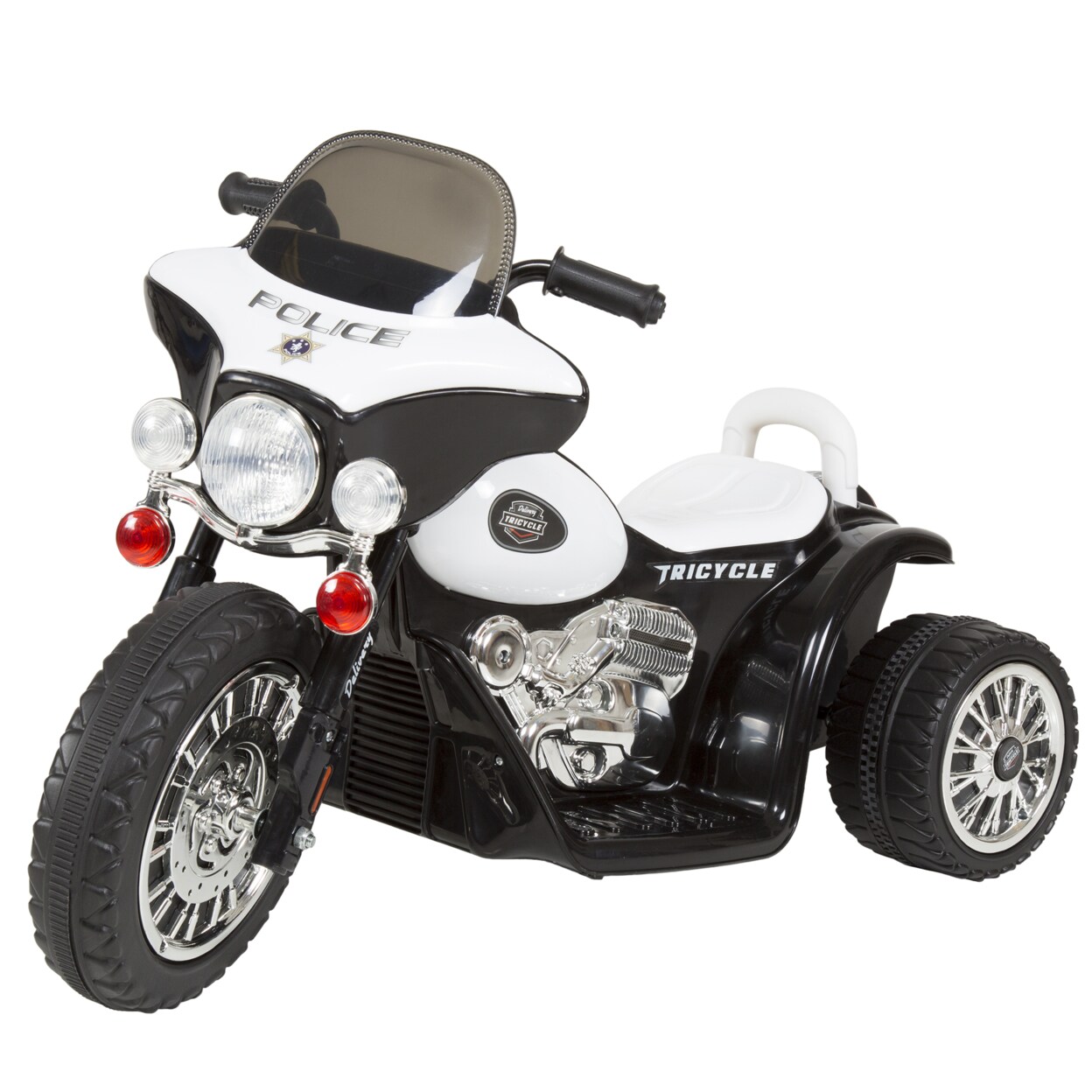 Lil Rider Mini Police Chopper Black Battery Powered Ride On Toy 2-4 Years