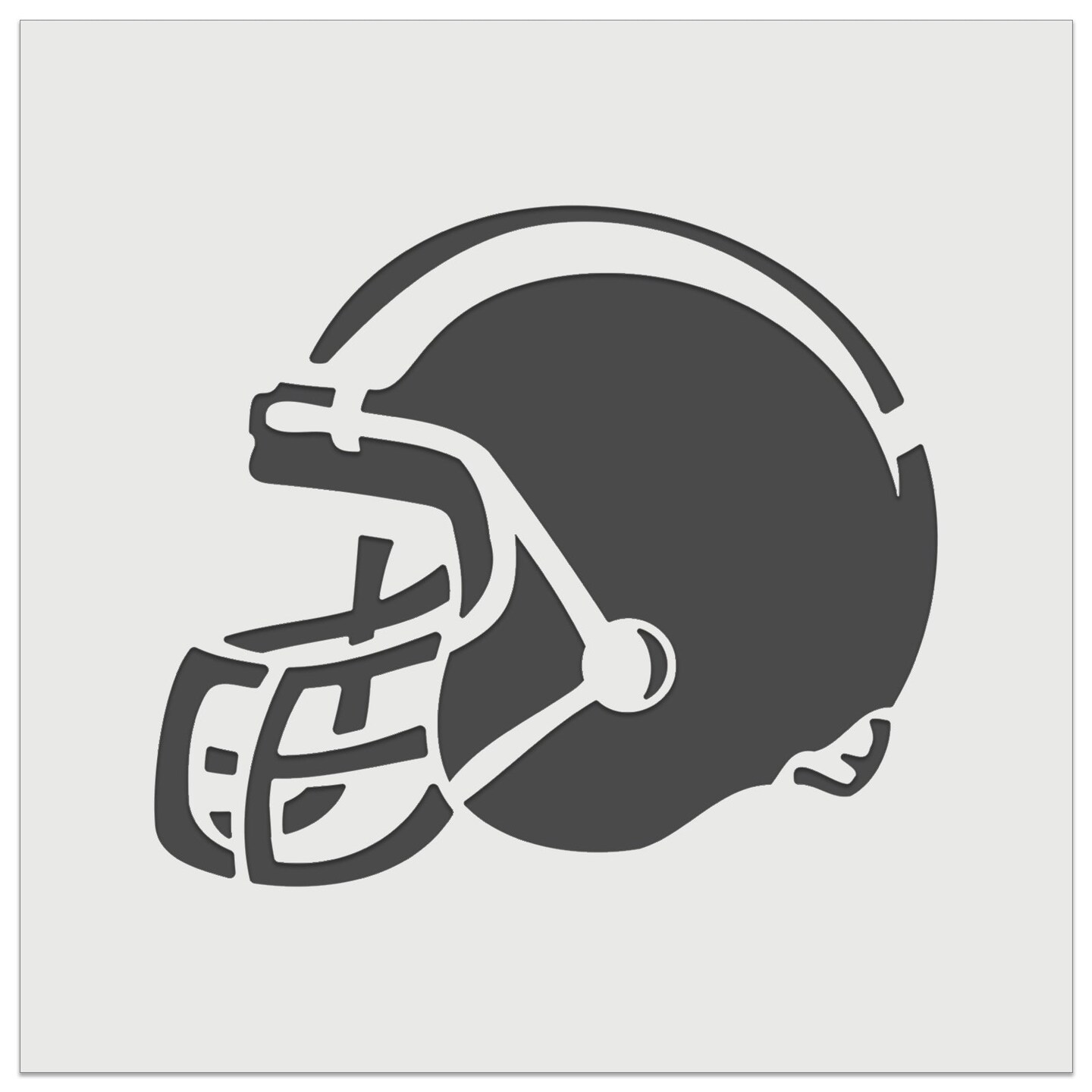 American Football Helmet Sports Wall Cookie DIY Craft Reusable Stencil