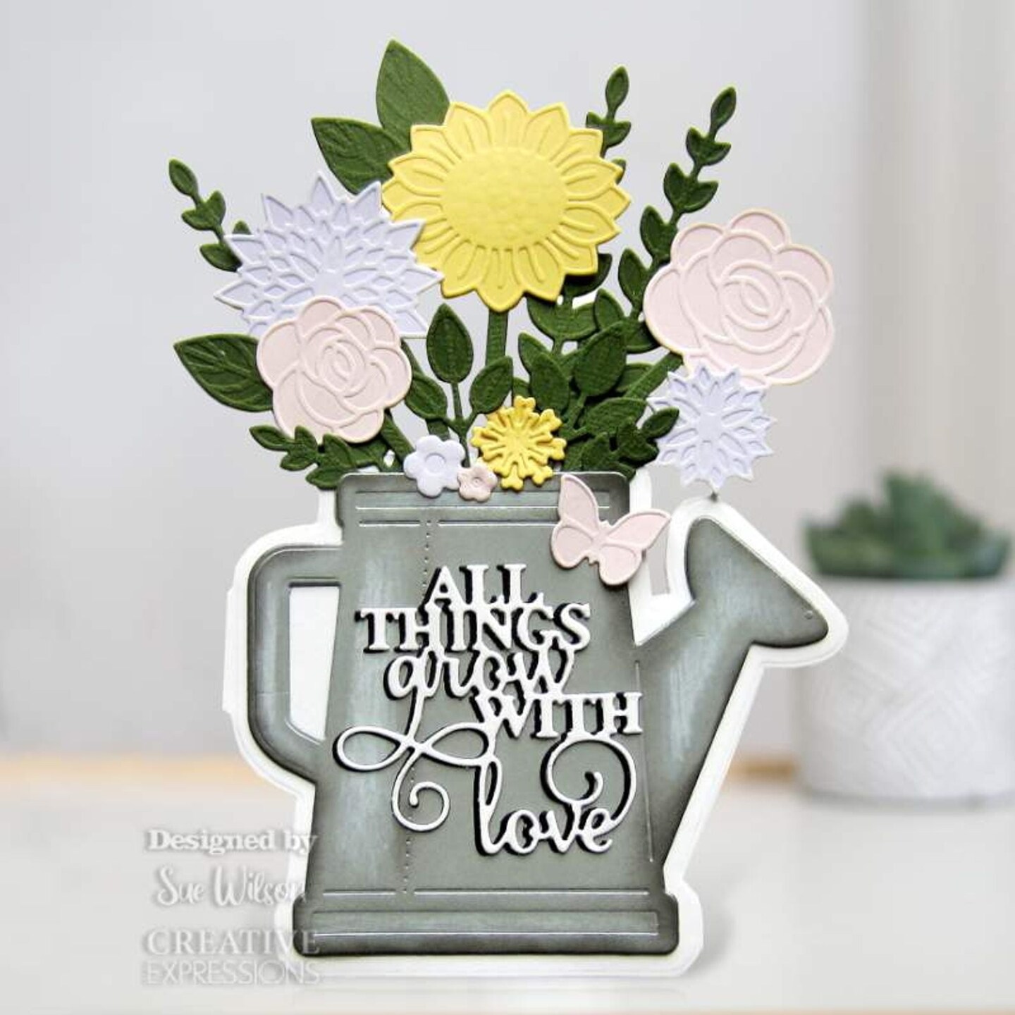 Creative Expressions  Sue Wilson Mini Expressions All Things Grow With Love Craft Die