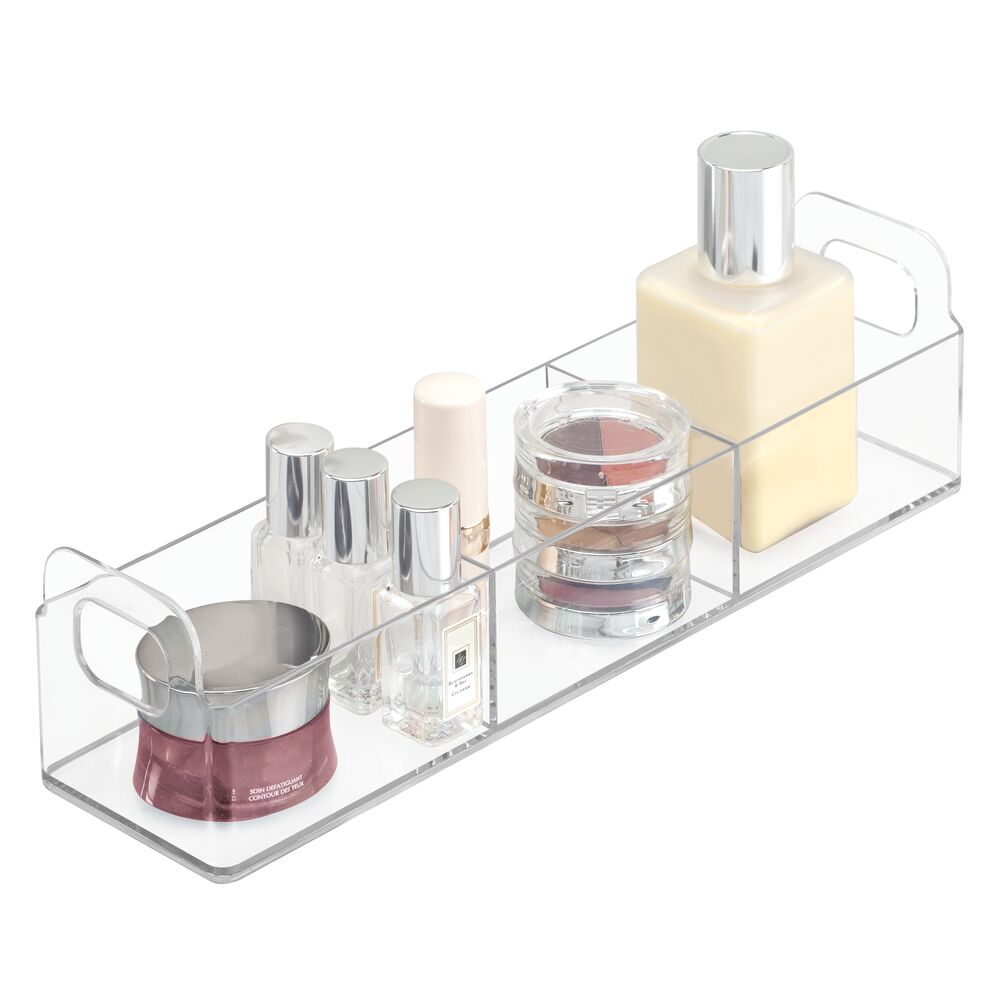 mDesign Plastic Bathroom Vanity Organizer Storage Caddy Holder
