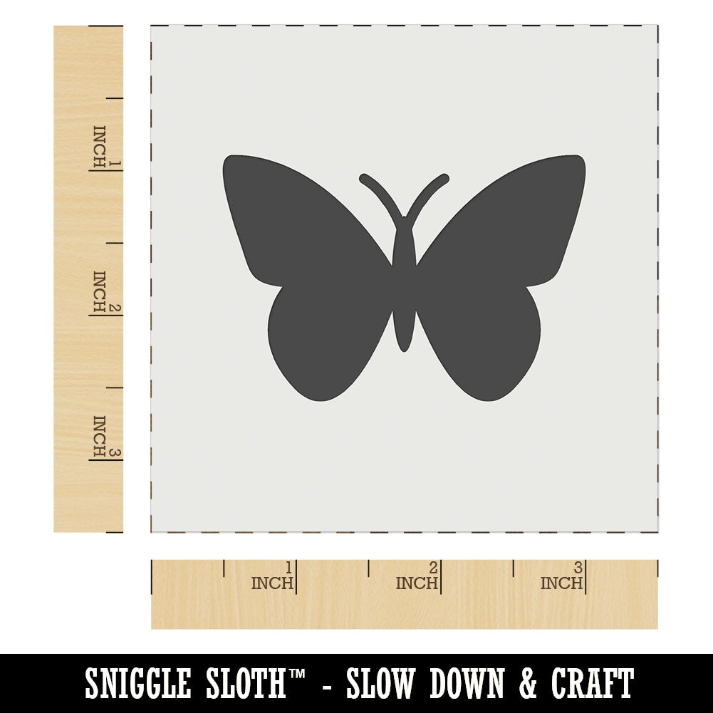 Butterfly Solid Wall Cookie DIY Craft Reusable Stencil