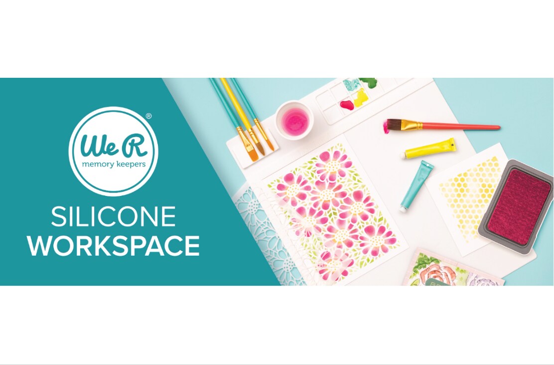 We R Memory Keepers Silicon Workspace and Stencil Mat 12"x12" 60000699