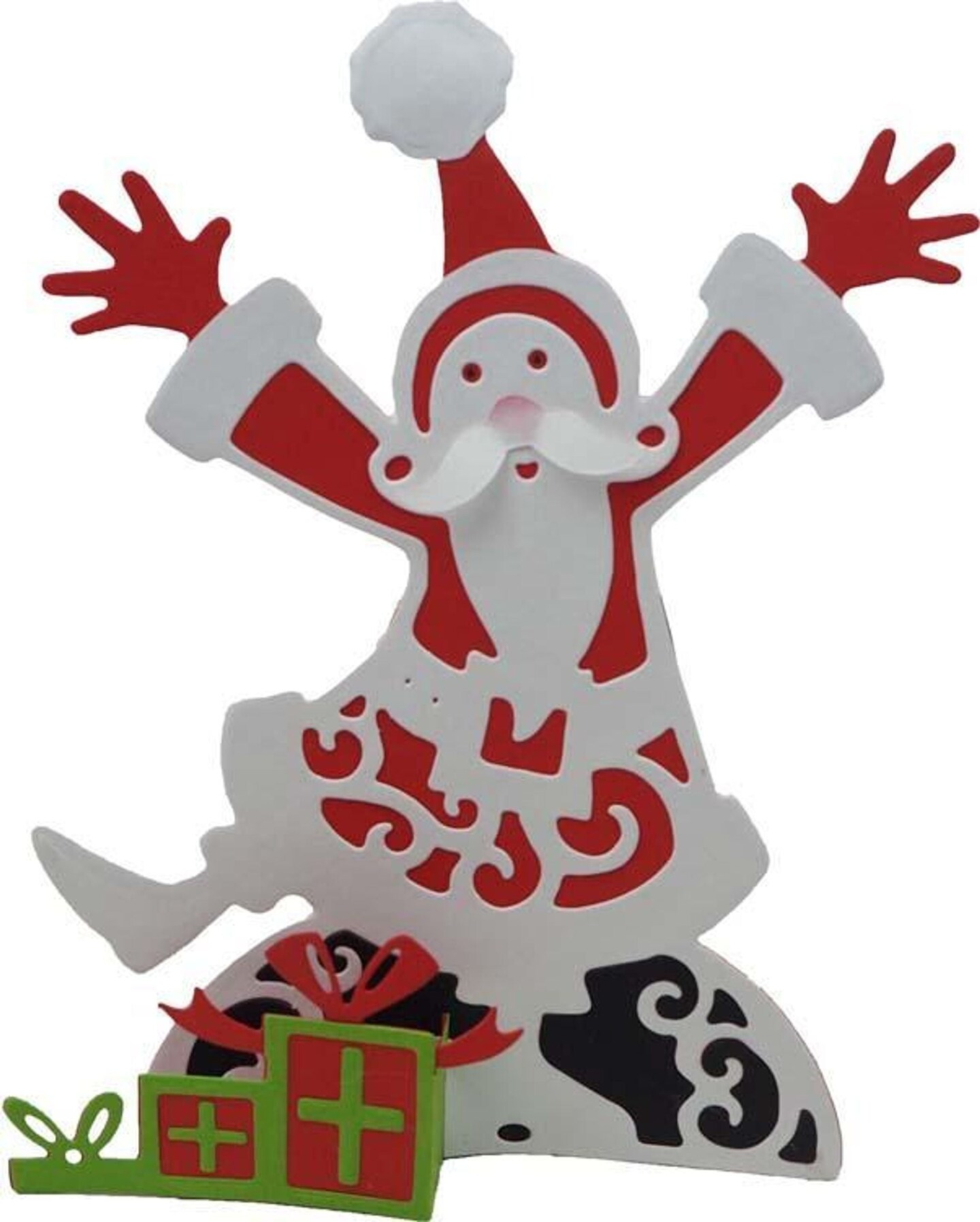 Creative Expressions Paper Cuts 3D Collection - Santa