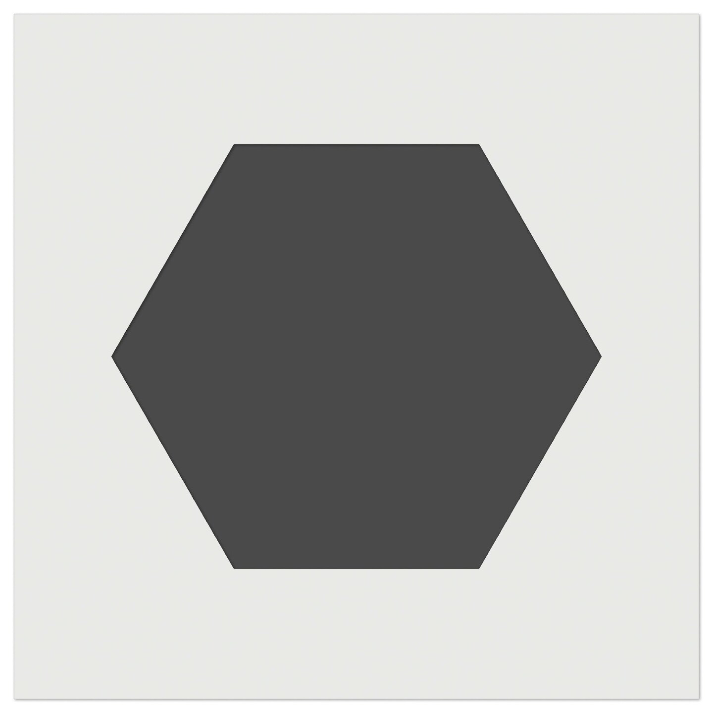 Hexagon Solid Wall Cookie DIY Craft Reusable Stencil