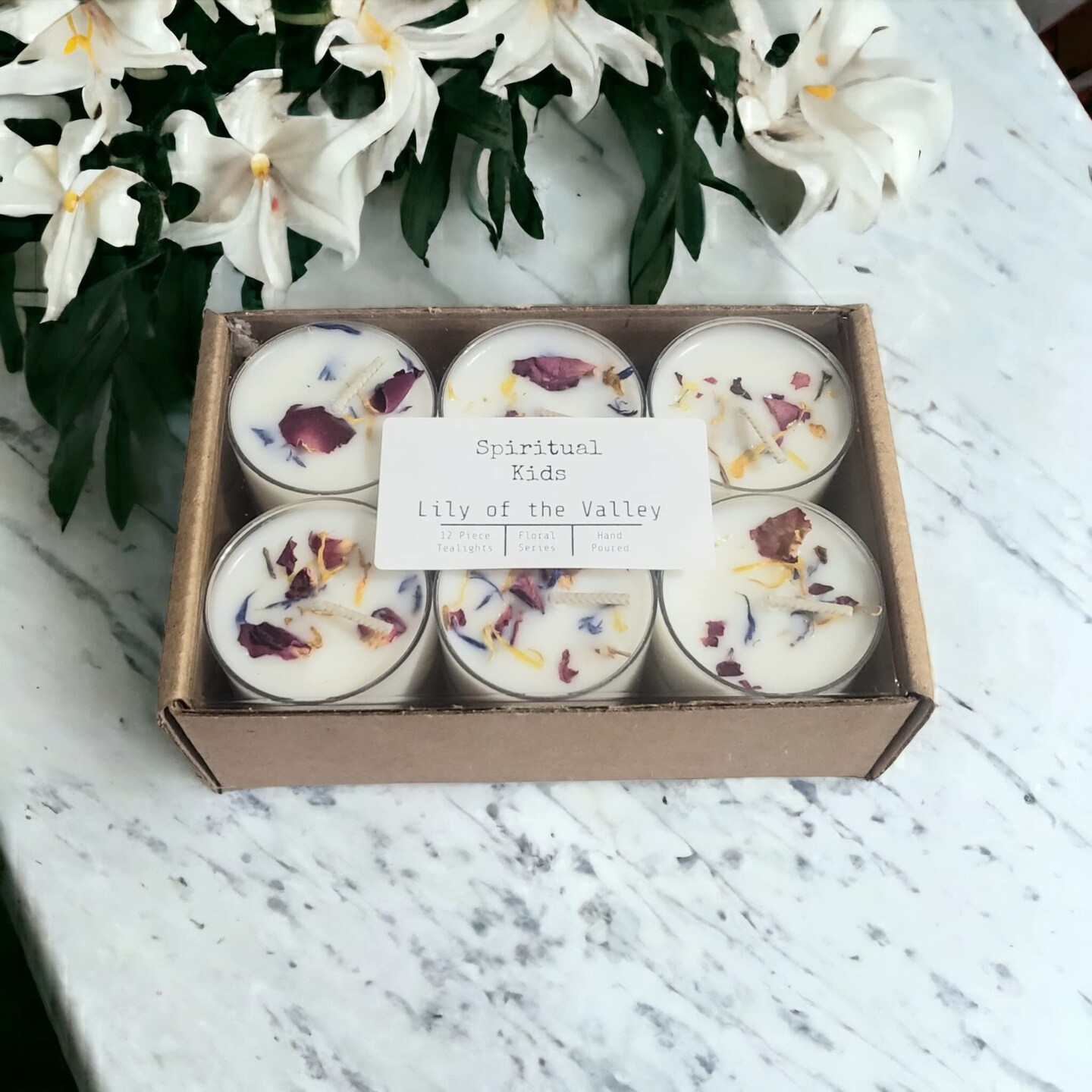 Lily of the Valley Soy Tealights Hand Poured with Fragrant/Essential Oils! | Wedding Favors