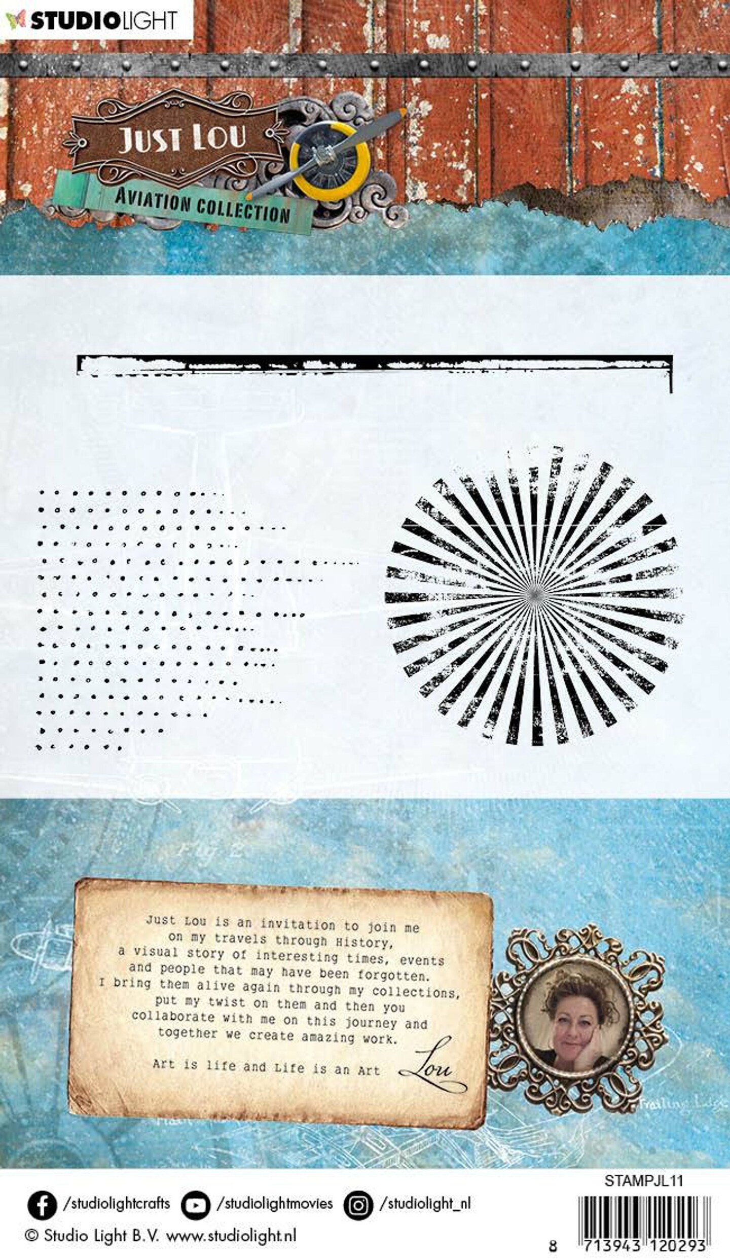 Studio Light JL Clear Stamp Aviation Collection 105x148mm nr.11 | Michaels