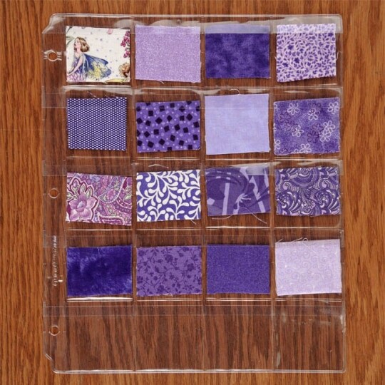 20 Pocket Binder Page with Flaps - For Crafts, Sewing, Quilting, Embroidery