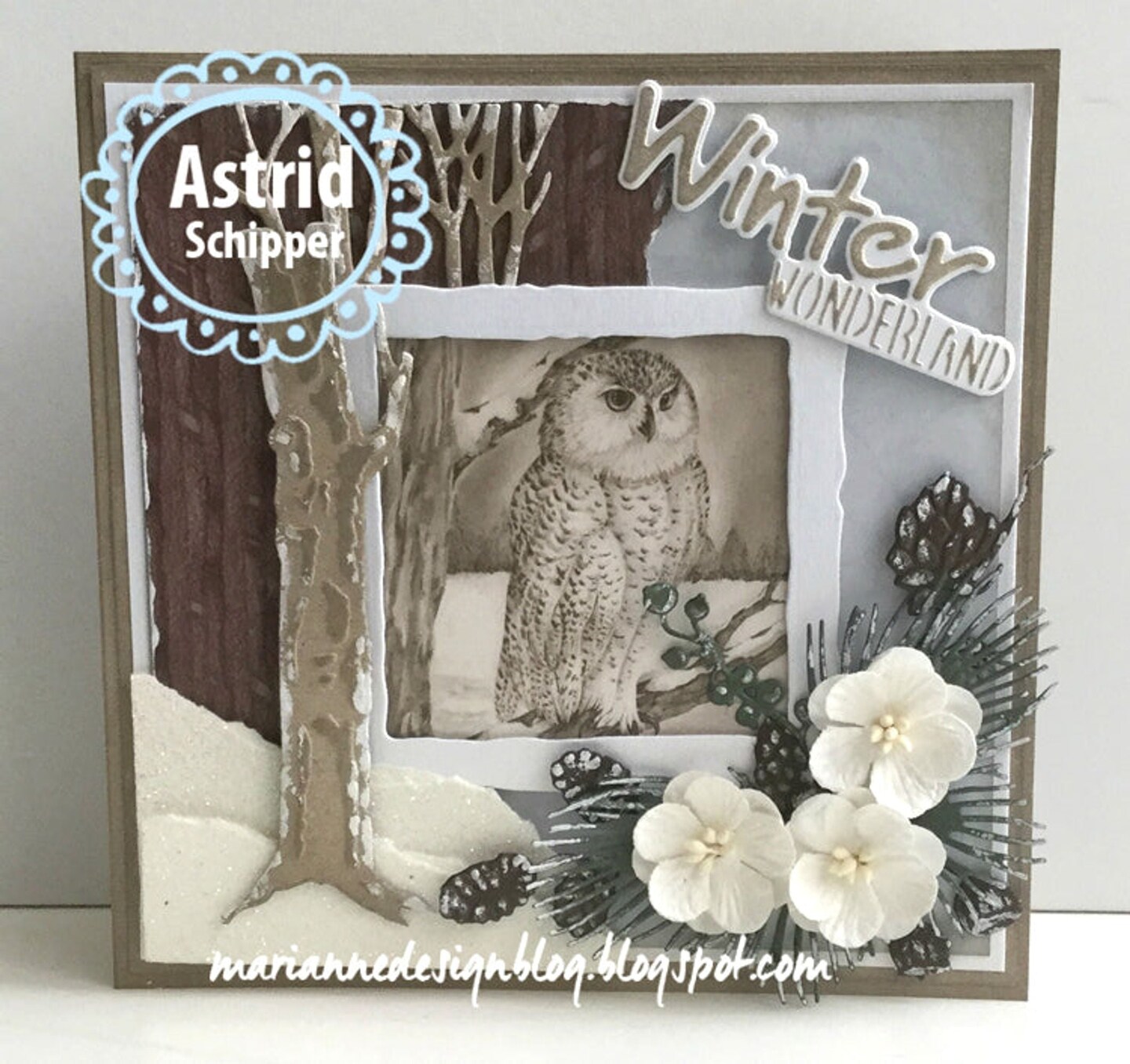 Marianne Design : Craftables Dies - Basic Distressed Square