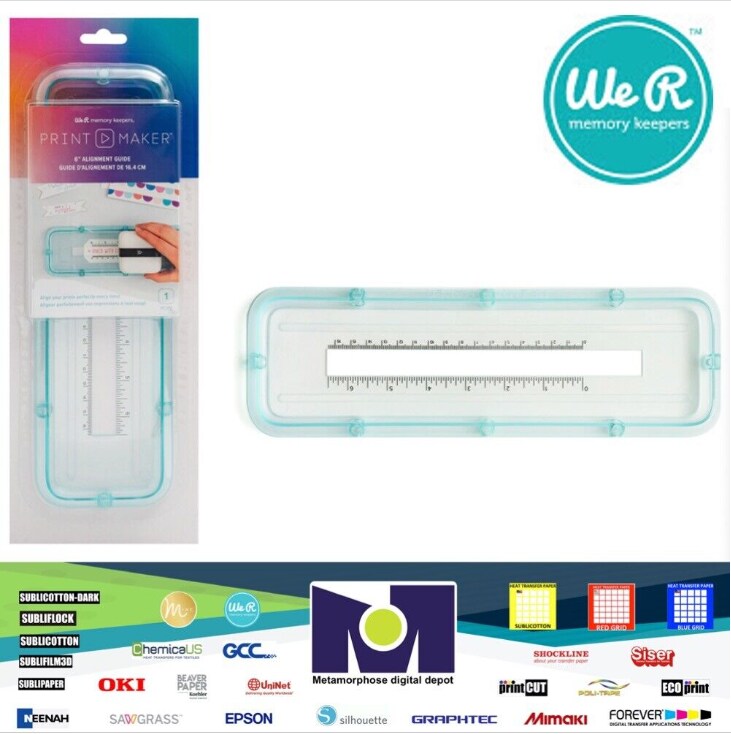 American Crafts We R Memory Keepers PRINTMAKER ALIGNMENT GUIDE 6" 60000092