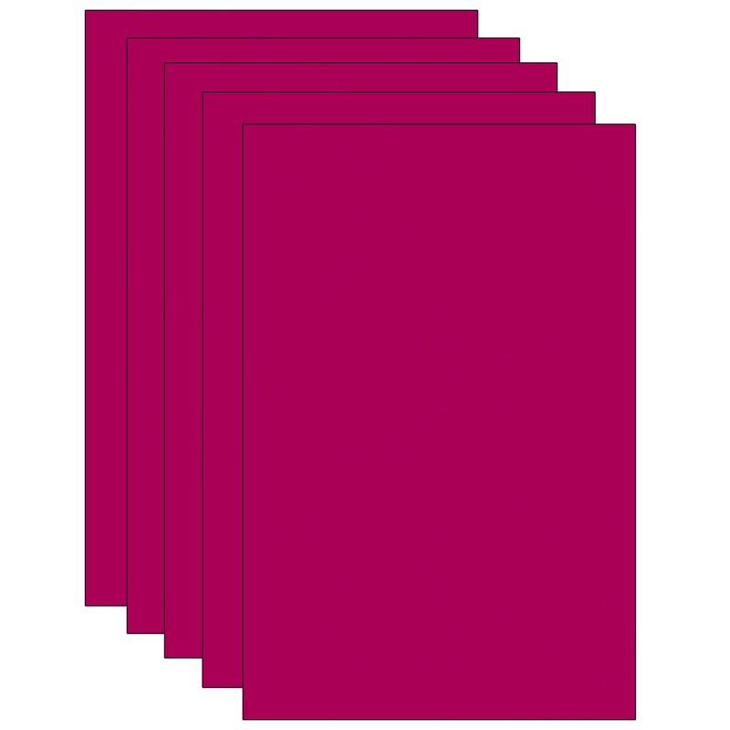 Deluxe Bleeding Art Tissue, National Red, 20&#x22; X 30&#x22;, 24 Sheets Per Pack, 5 Packs