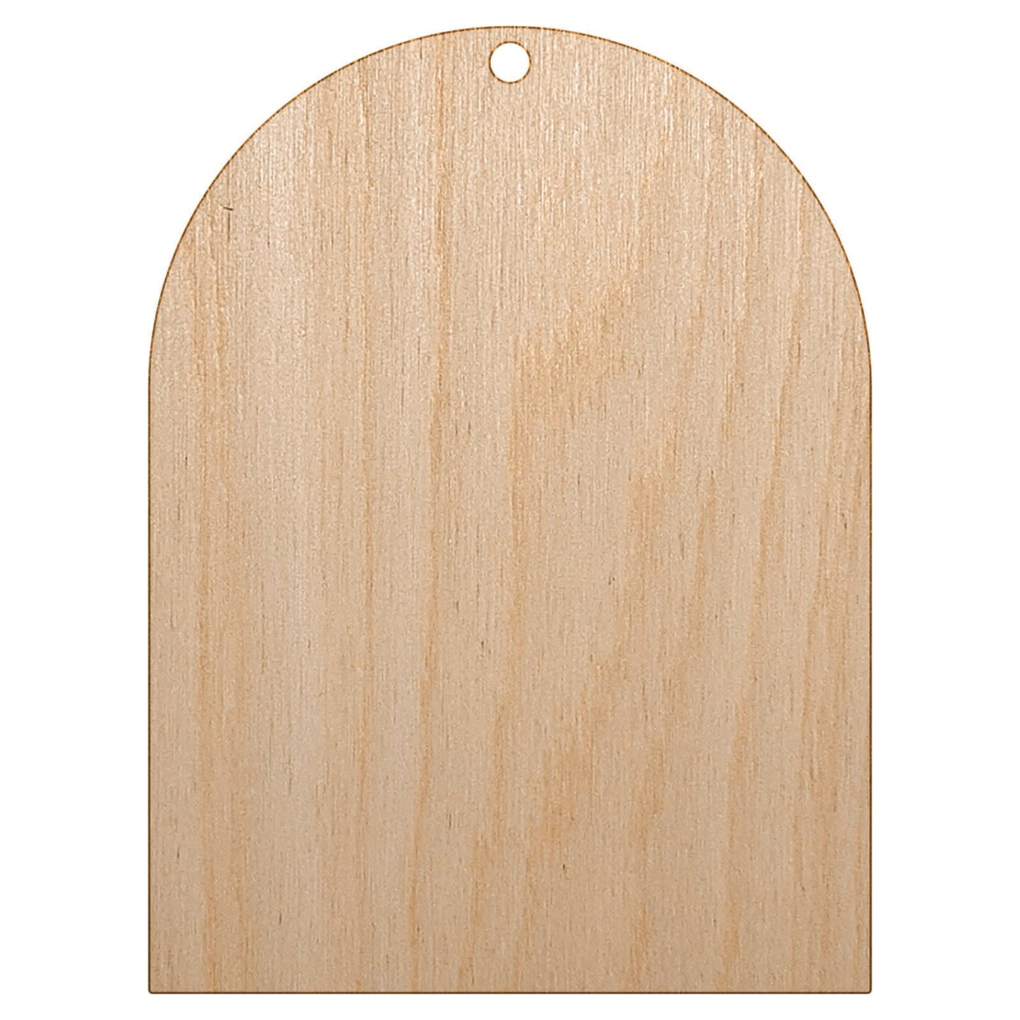 Tombstone Halloween Solid Unfinished Craft Wood Holiday Christmas Tree DIY Pre-Drilled Ornament