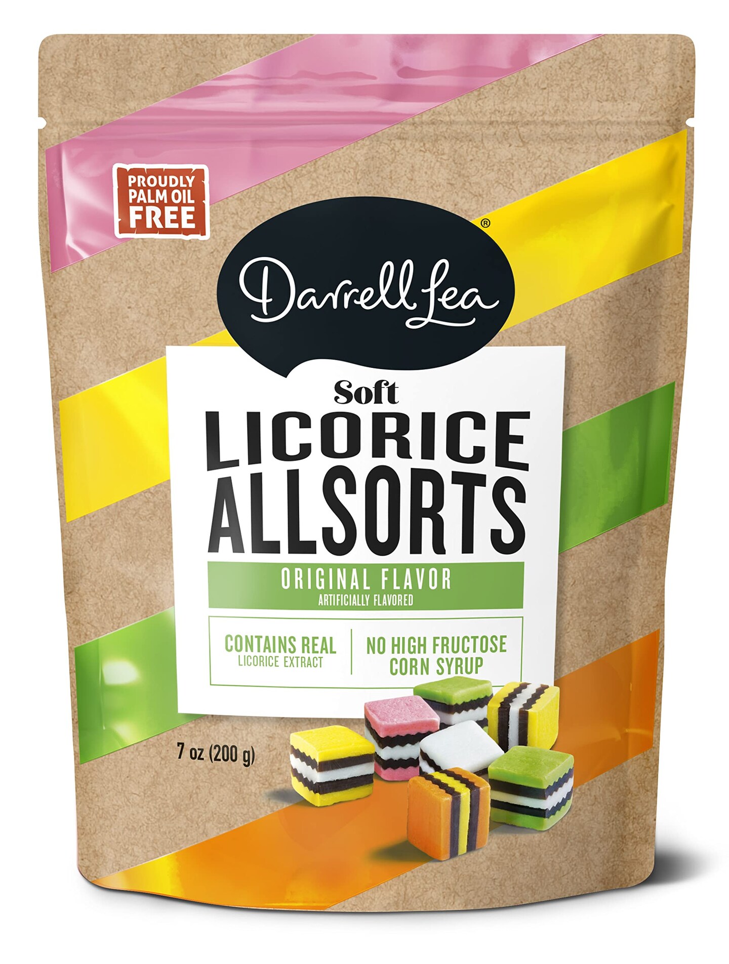 Soft Australian Licorice Allsorts 7oz Bag (Case of 8)