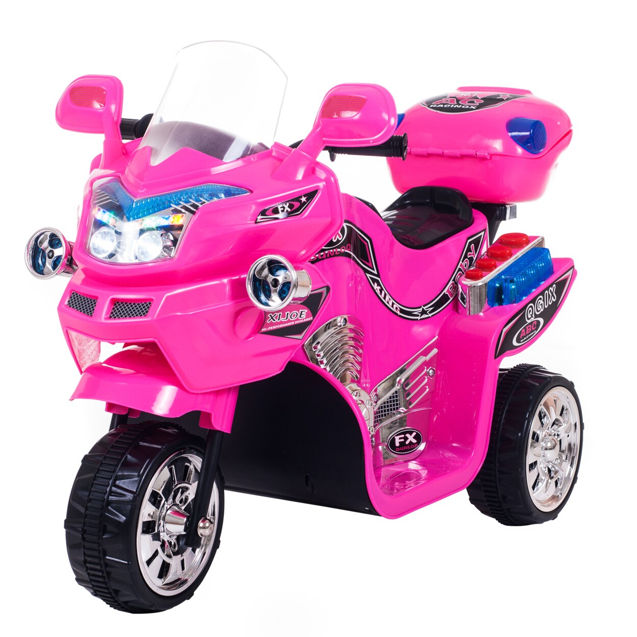 Lil Rider   FX 3 Motorcycle Wheel Battery Powered Bike - Pink Ride on Toy 2-4 Yrs Toddler