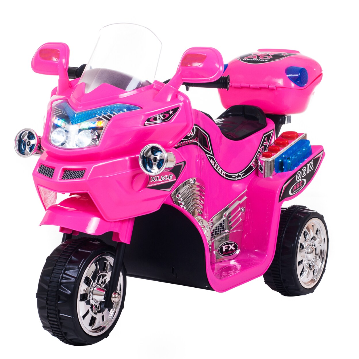 Lil Rider Fx 3 Pink Motorcycle Wheel Battery Powered Ride On Toy 2-4 Years