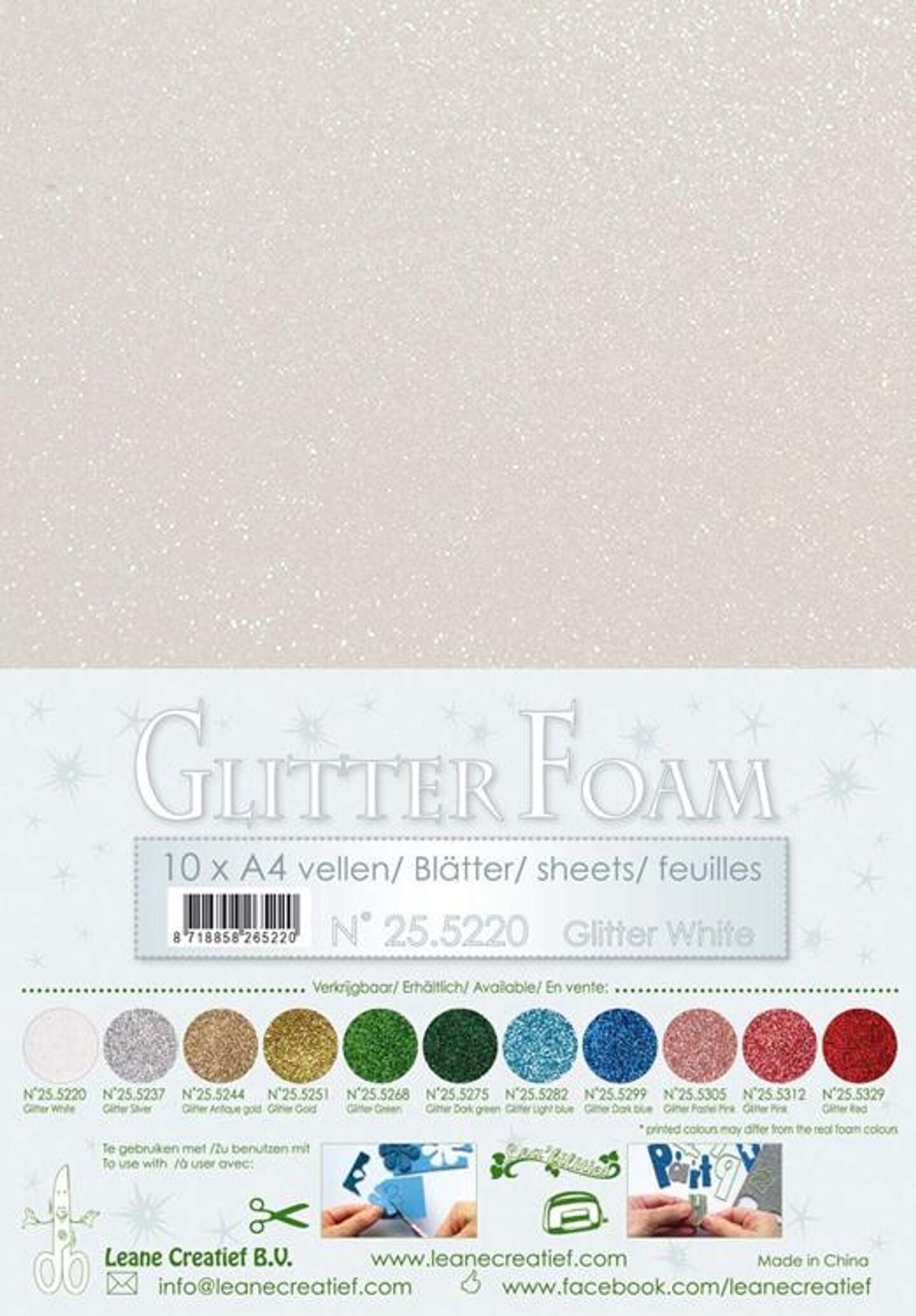 12 Packs: 150 ct. (1,800 total) Glitter Star Foam Stickers by