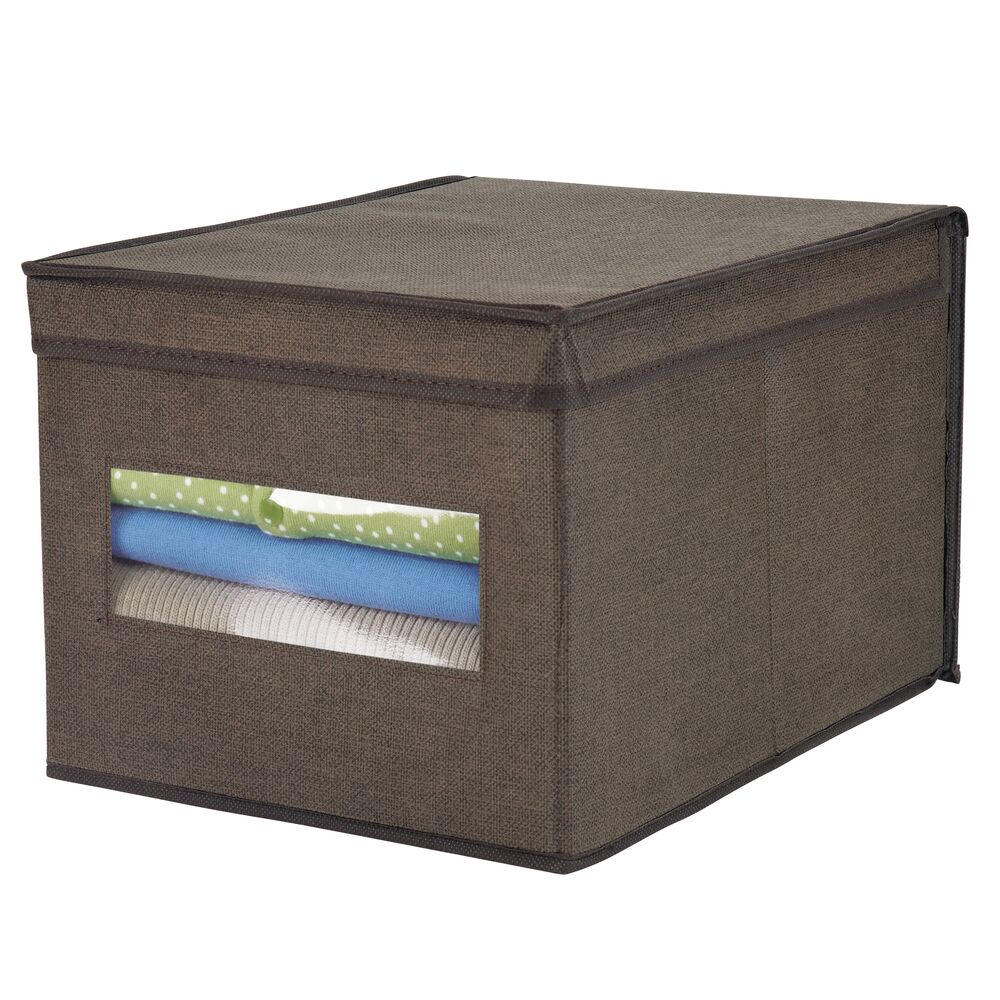 Mdesign Soft Fabric Closet Storage Organizer Box Large Textured Michaels