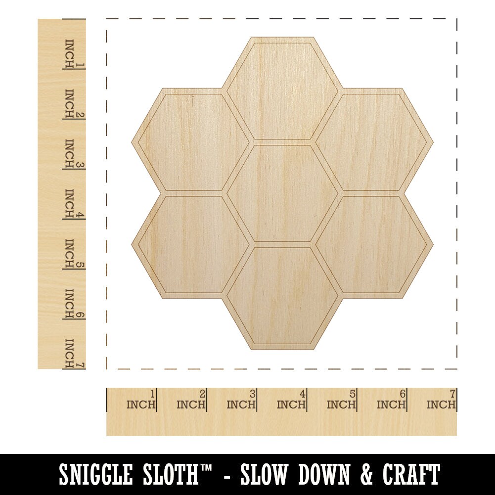 Sniggle Sloth Honeycomb Art Stencil