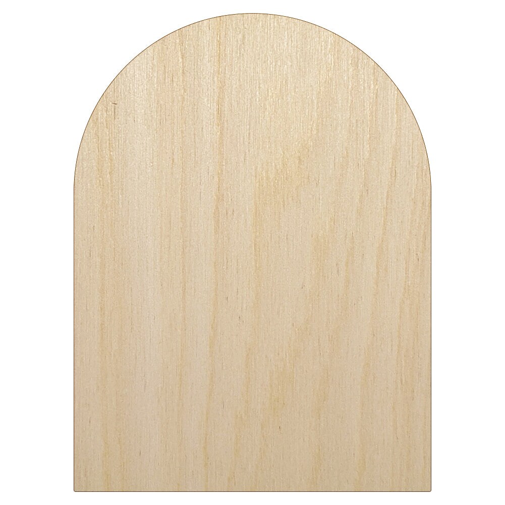 Tombstone Halloween Solid Unfinished Wood Shape Piece Cutout for DIY Craft Projects