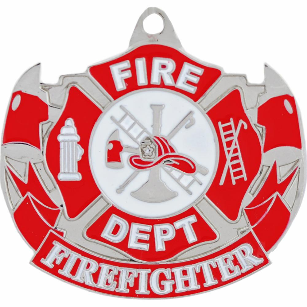Fire Fighters America&#x27;s Heroes Enamel Keychain