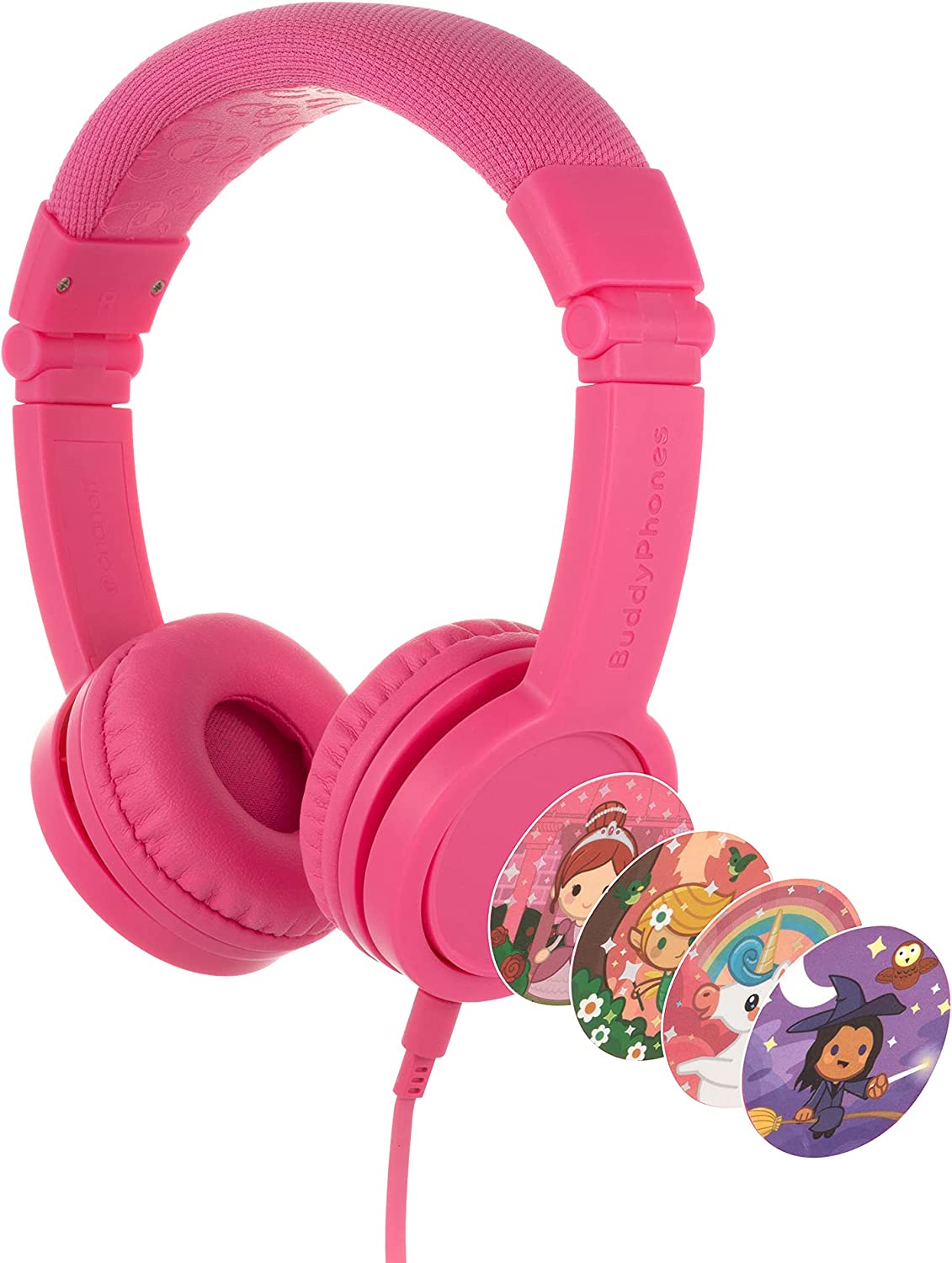 BuddyPhones Explore Plus Foldable with Mic Rose Pink Michaels