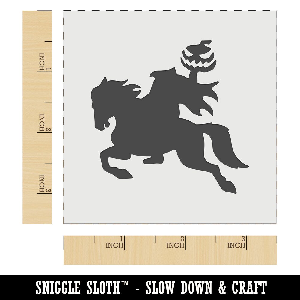 headless horseman silhouette printable