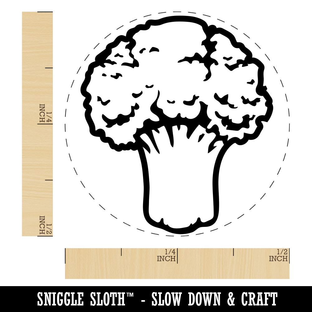 Vegetable Broccoli Self-Inking Rubber Stamp for Stamping Crafting Planners