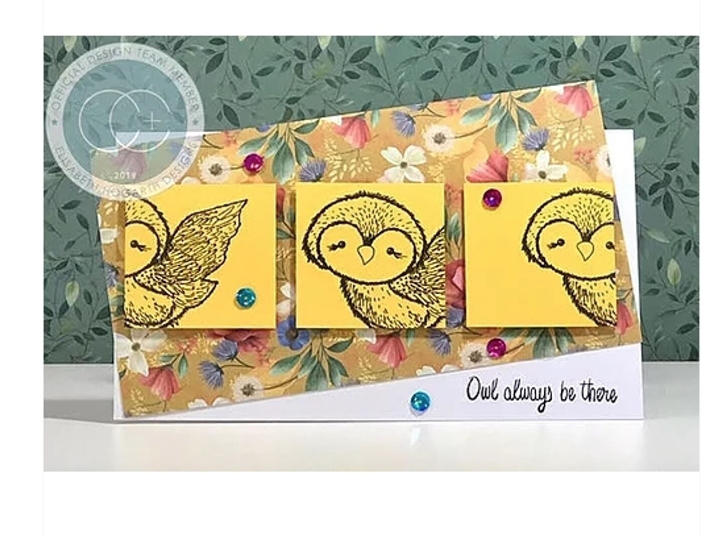 Craft Consortium Over the Hedge - Stamp Set - Olivia the Owl