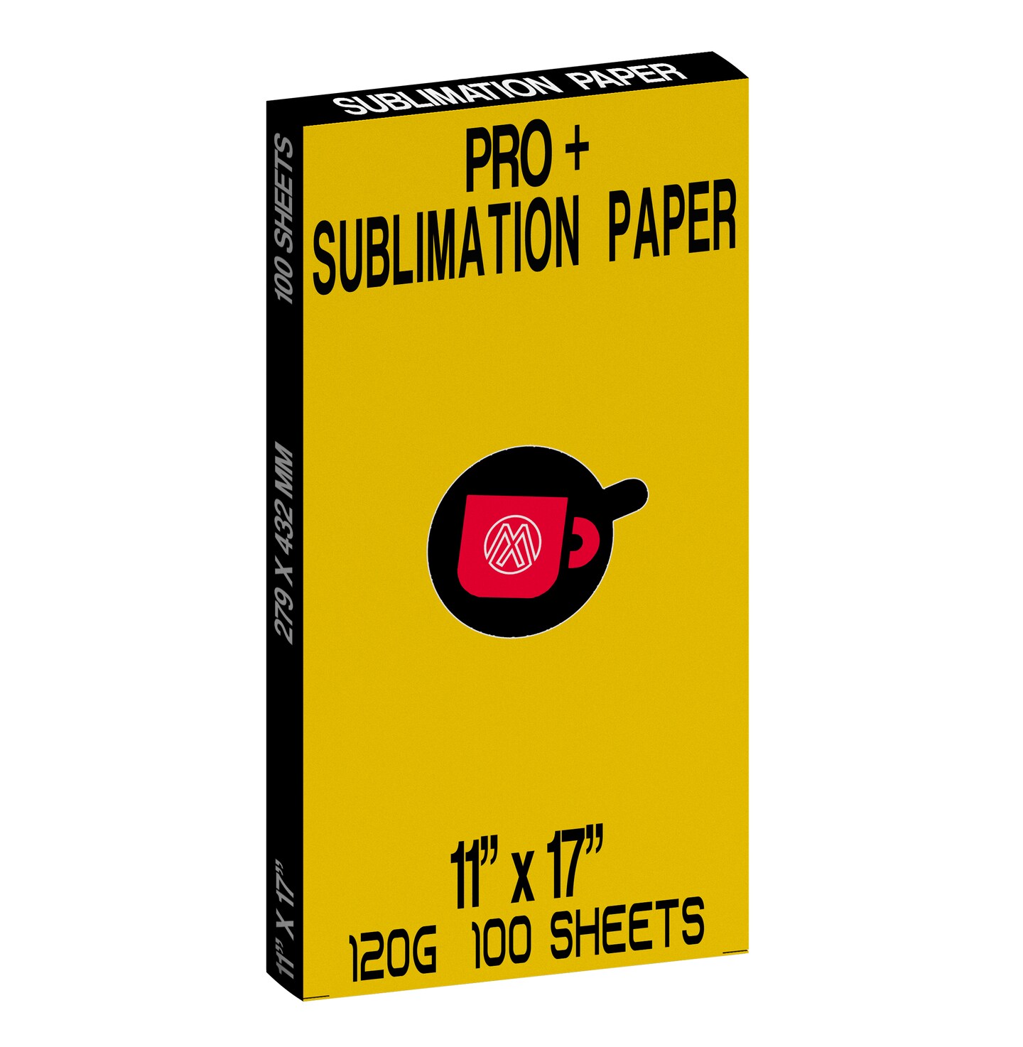 100 Sheets Sublimation Paper 11" x 17" For Any Inkjet Printer with Sublimation Ink