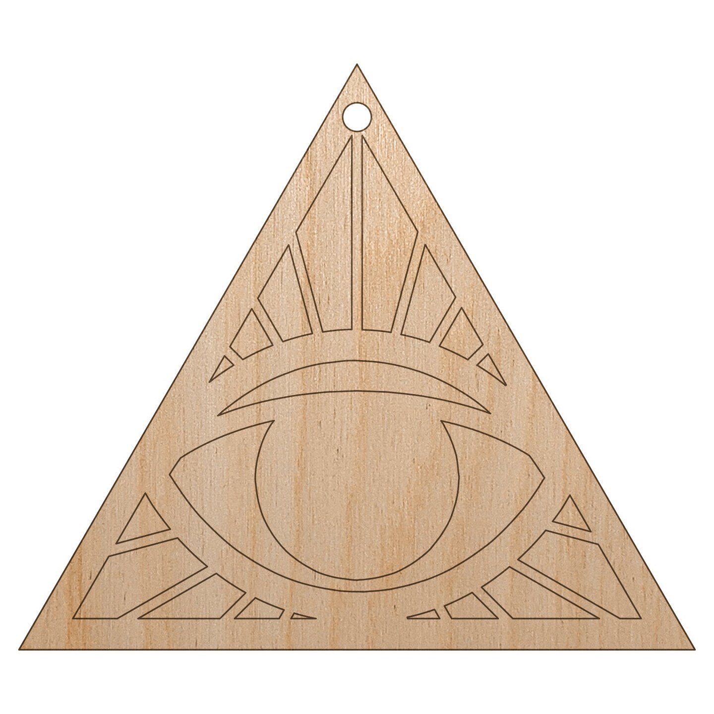 All Seeing Eye of Providence Unfinished Craft Wood Holiday Christmas