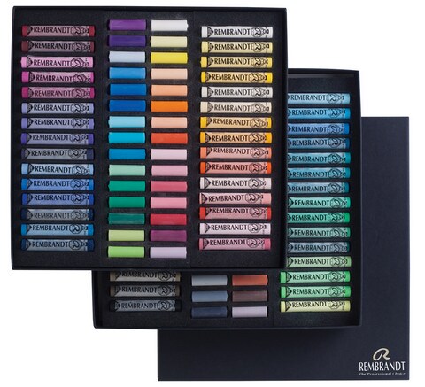 REMBRANDT SOFT PASTEL CARDBOARD BOX SET 120 STK