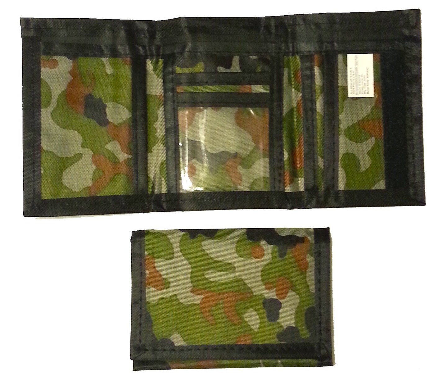 Fun Express Army Camouflage Wallet Nylon Velcro Trifold Kids Wallets for Boys Camo Hunting (1)