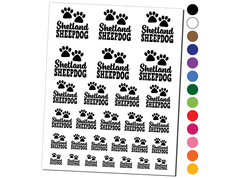 Dieselpunk Shetland Sheepdog Tattoo Sticker: Yorkshire Terrier in Steampunk  Style Stock Illustration - Illustration of tattoo, aviator: 284385399