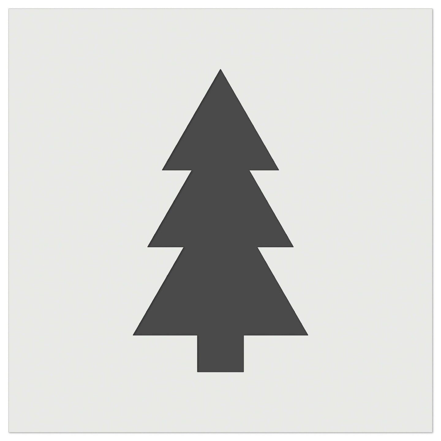 Pine Tree Wall Cookie DIY Craft Reusable Stencil