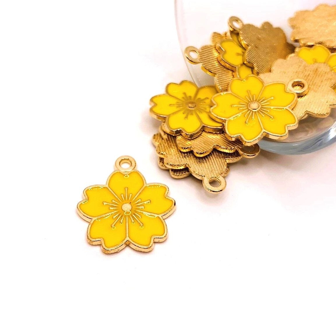 4-20-or-50-pieces-yellow-and-gold-cherry-blossom-flower-charms-michaels