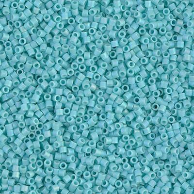 Miyuki Delica Bead 15/0, DBS1595, Matte Opaque Sea Opal AB | Michaels