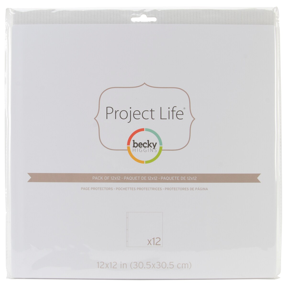 Project Life Page Protectors 12&#x22;X12&#x22; 12/Pkg