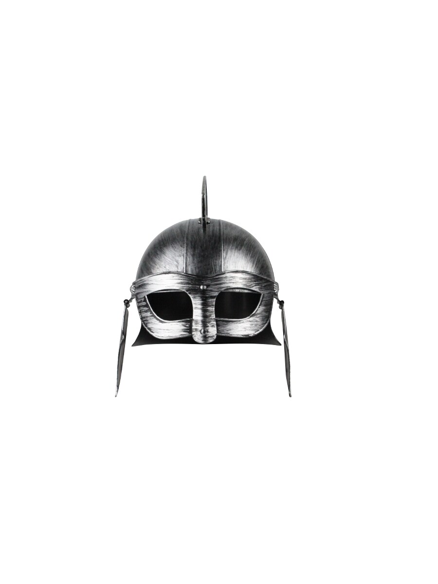 Adult&#x27;s Silver Roman Fighter Helmet Costume Accessory