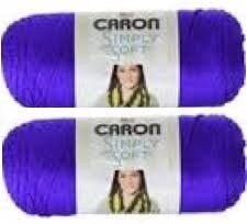 (Pack of 2) Caron Simply Soft Solids Yarn-Iris