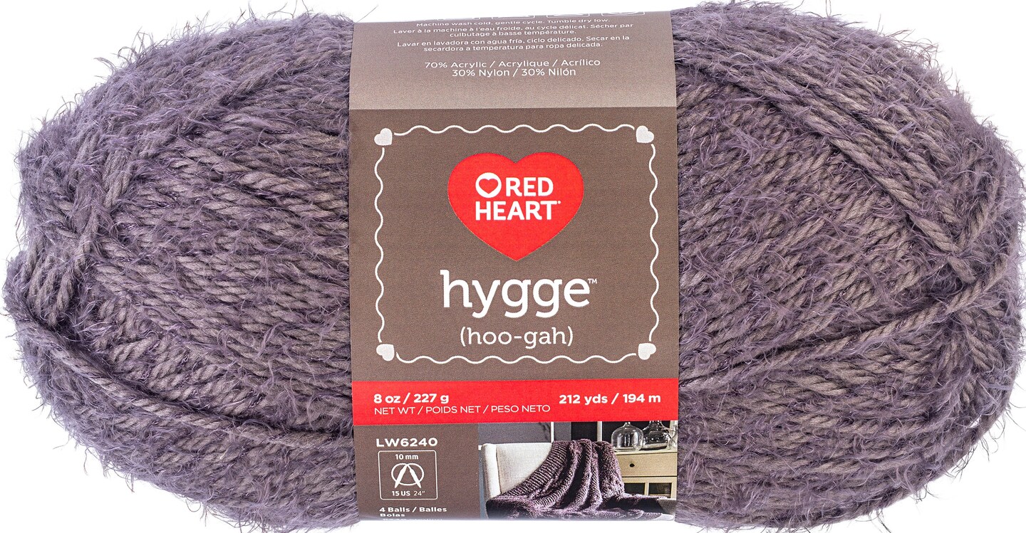 Red Heart Hygge Yarn 8oz-Sterling | Michaels