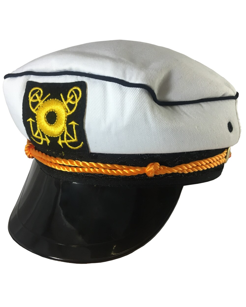 Adults Adjustable Yacht Boat Captain's Sailing Hat Cap Costume Accessory