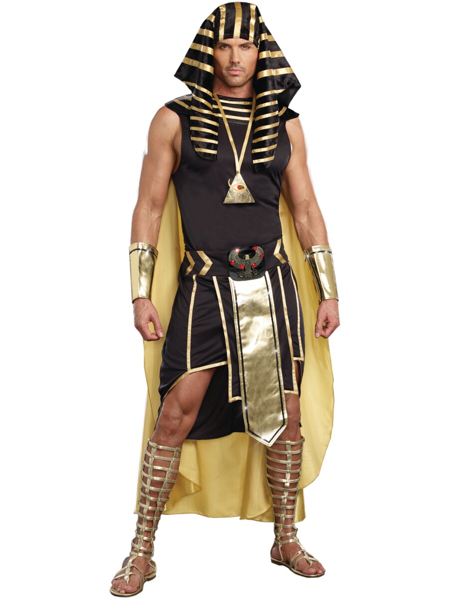 Adult&#x27;s Mens Egyptian Pharaoh King Of Egypt Amenhotep Costume