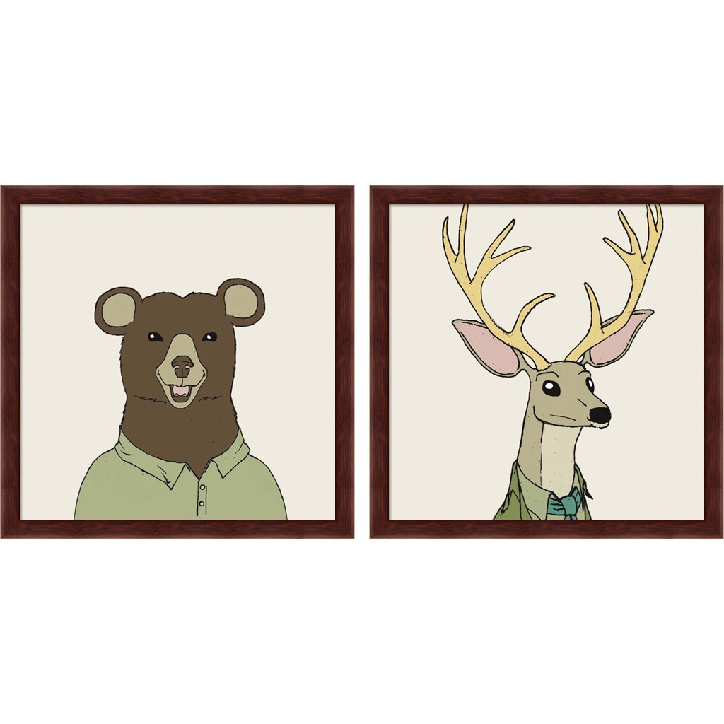 Bear & Deer on Cream by Wild Apple Portfolio 13