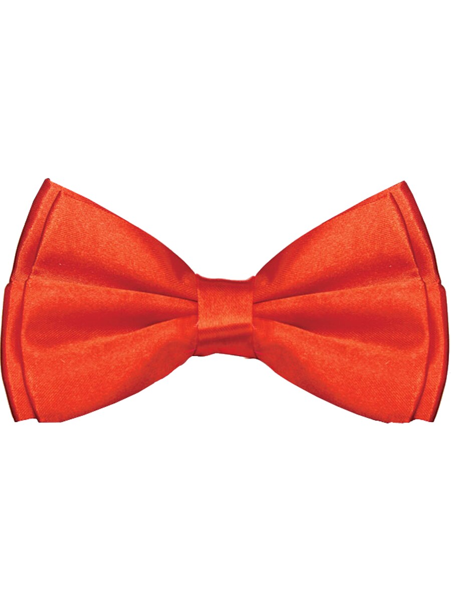 Adults Christmas Red Satin Bow Tie Costume Accessory