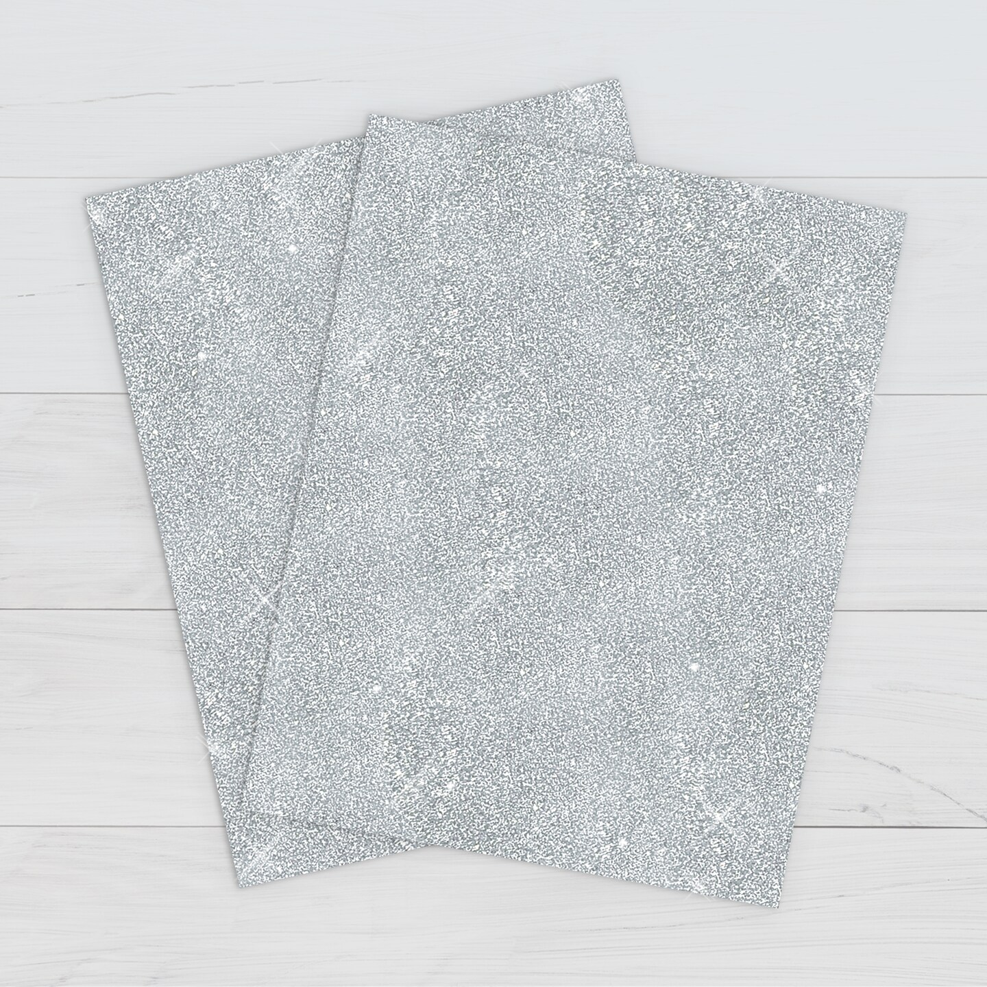 Printworks Printable Silver Glitter Cardstock, 15 Sheets, 8.5&#x201D; x 11&#x201D; (00515)