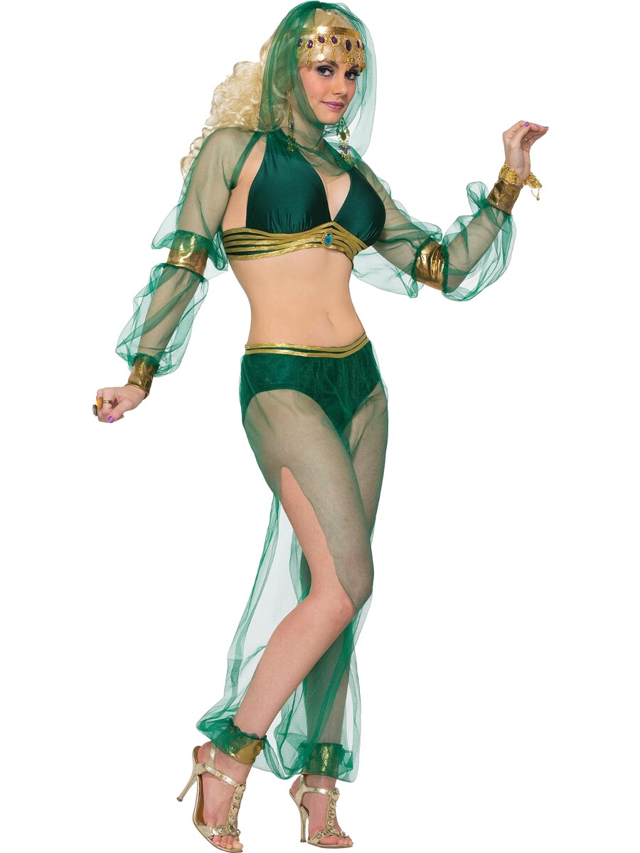 Bejeweled Princess Emerald Muse Womens Costume