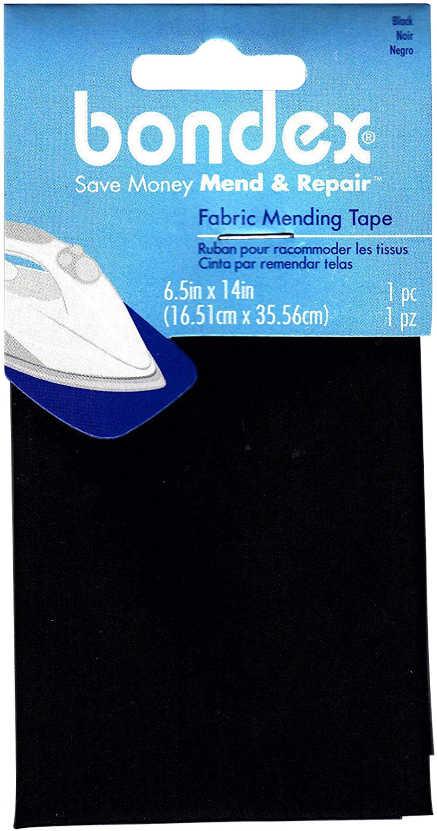 Black Iron-On Mending Fabric By Loops & Threads™, Michaels