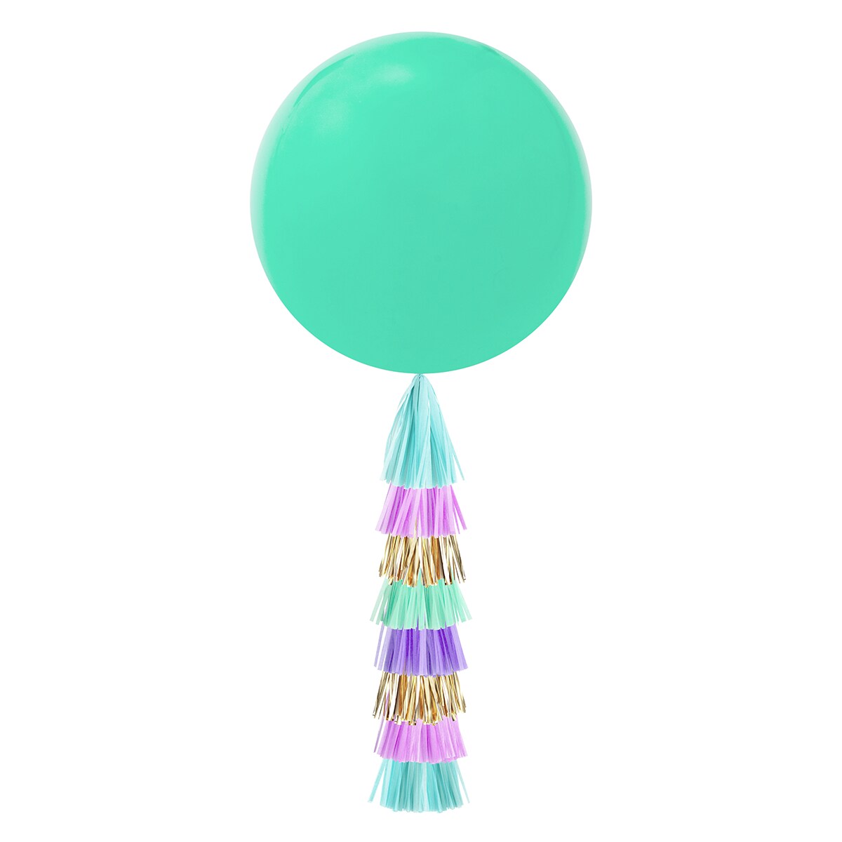 Jumbo Balloon &#x26; Tassel Tail - Mermaid