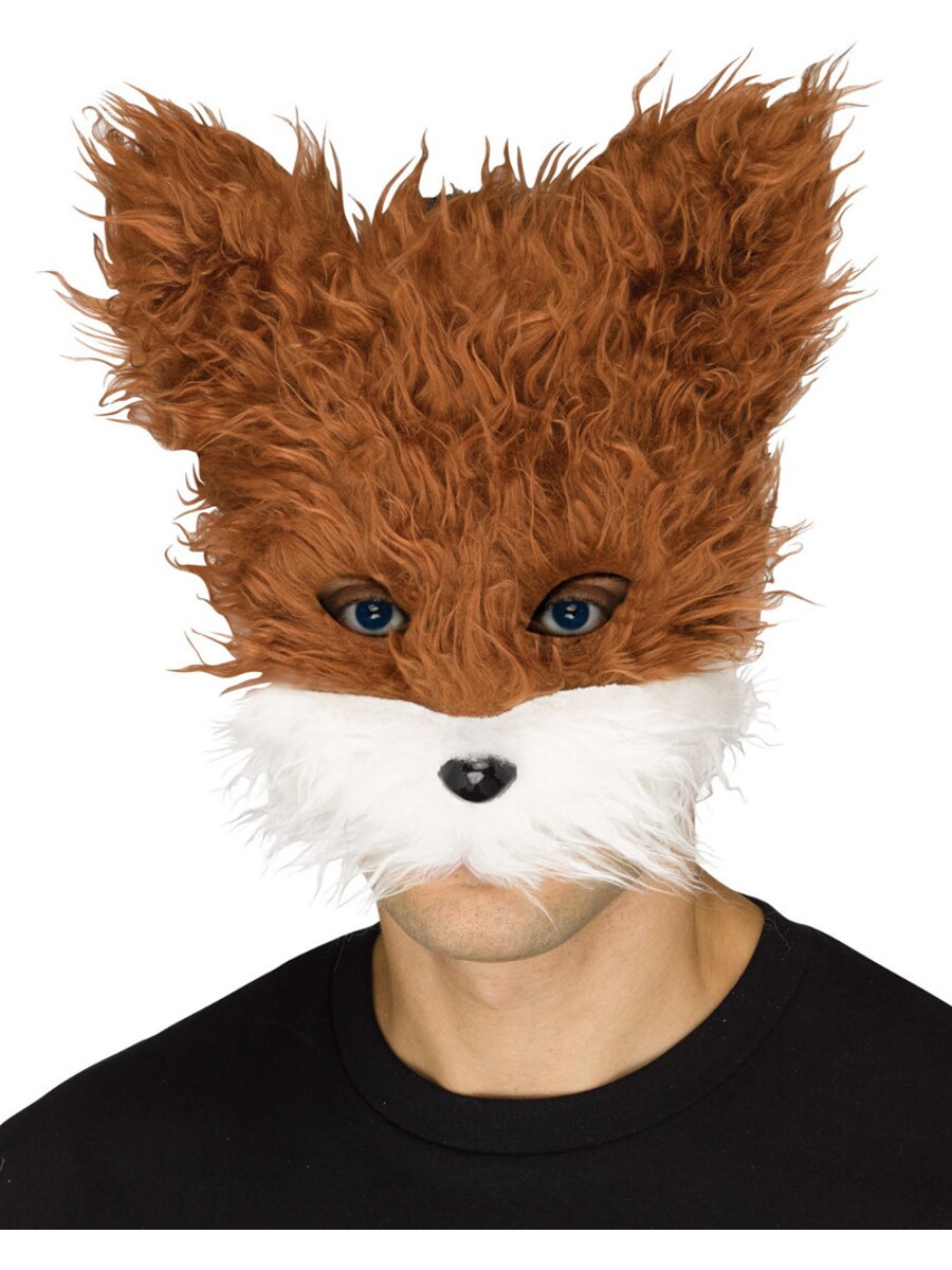 Adults Killer Fox Scary Wild Forest Animal Mask Costume Accessory