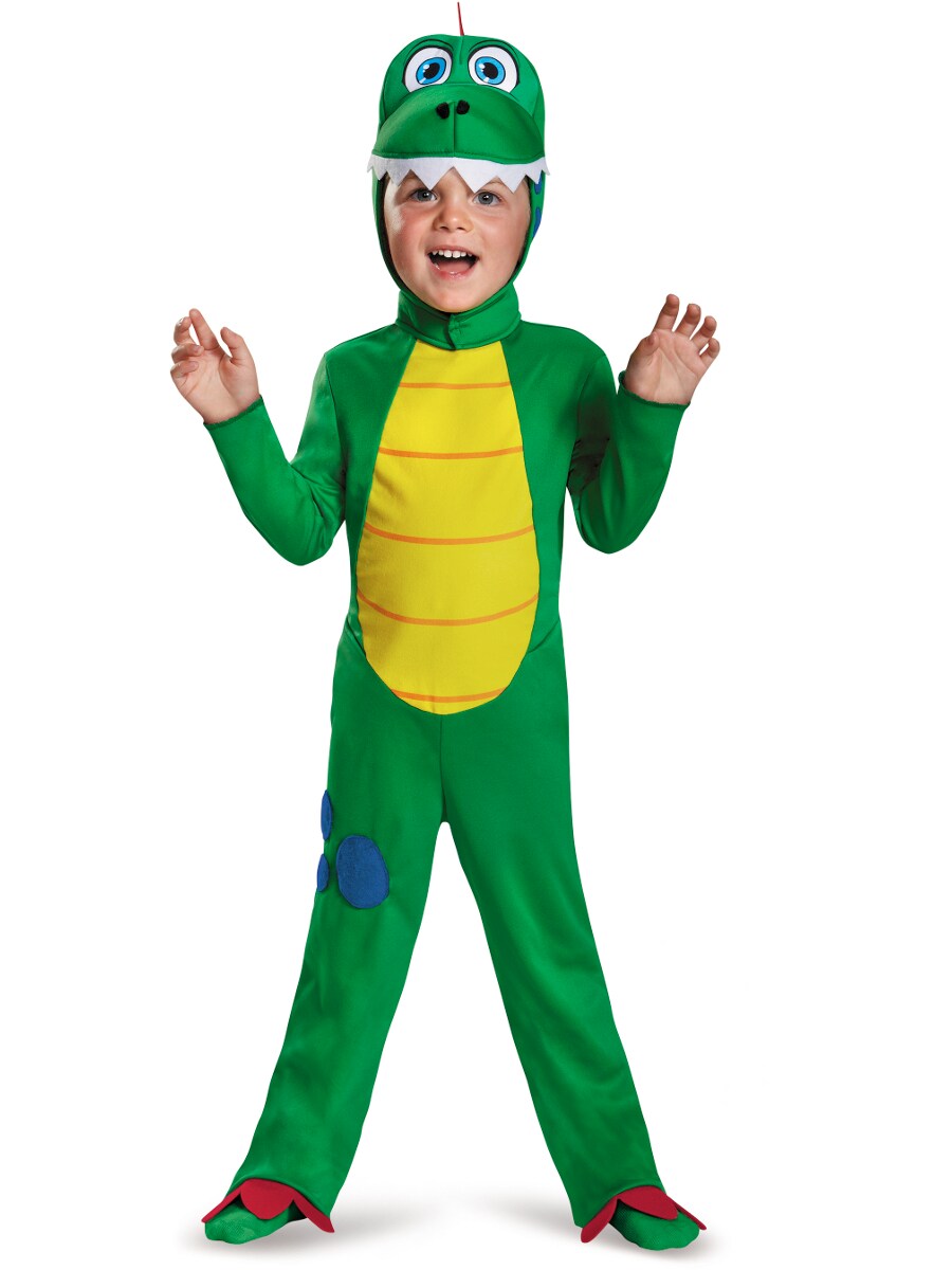 Green Cartoon Dinosaur Boy&#x27;s Costume