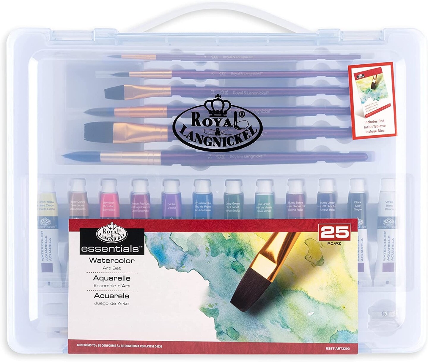 Essentials(Tm) Clear View Art SetWatercolor Painting Michaels